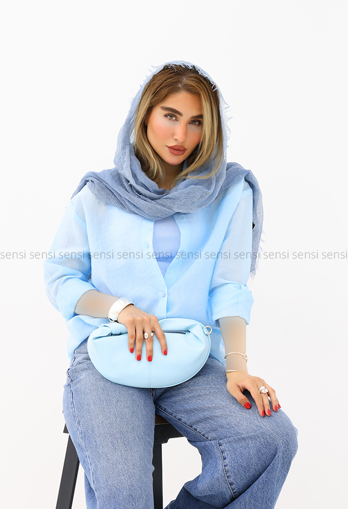 شومیز شیشه ای شاین دار کد1006054